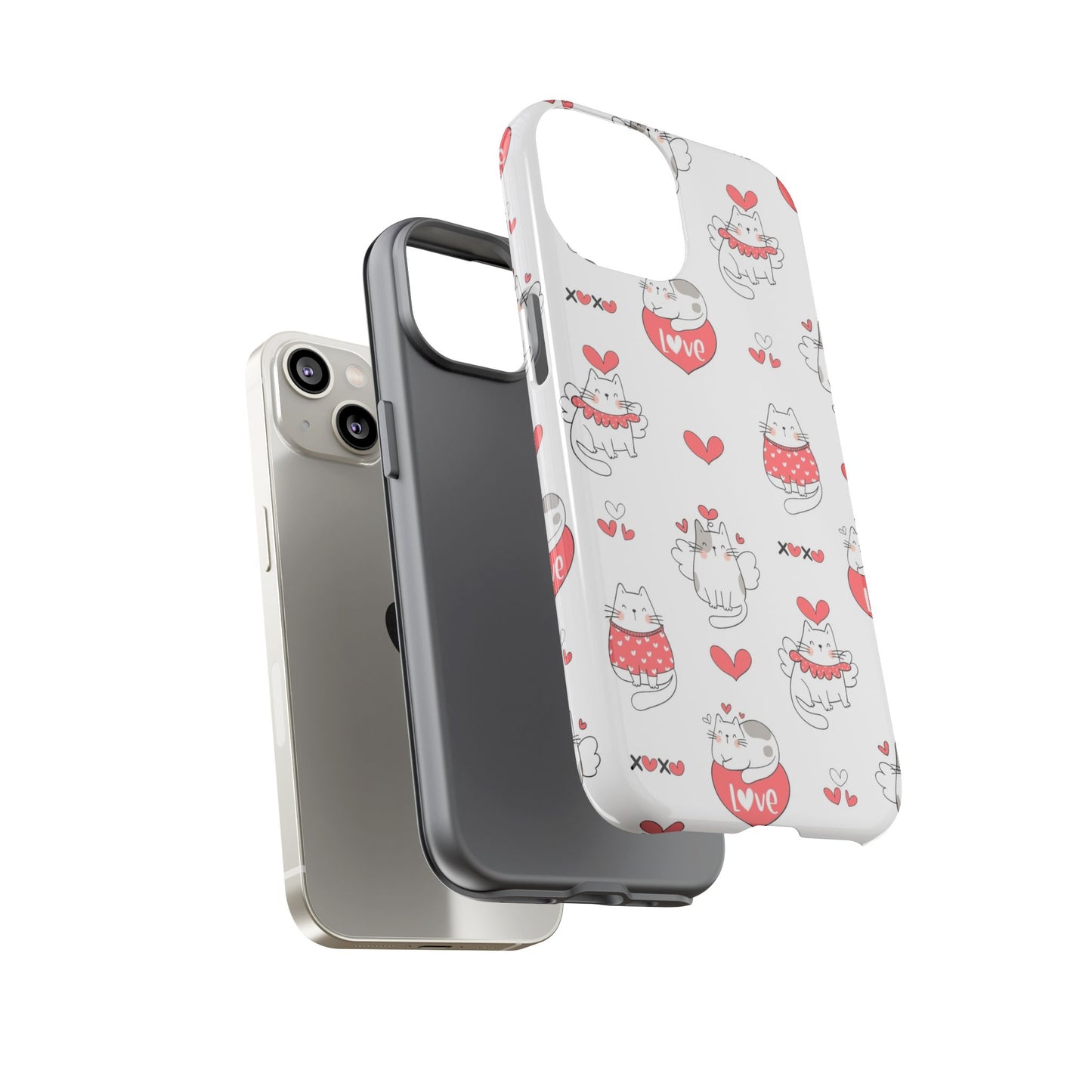 Durable Tough Phone Case, Trendy Glossy Cover, Stylish Cute Design, Perfect for Smartphone Protection