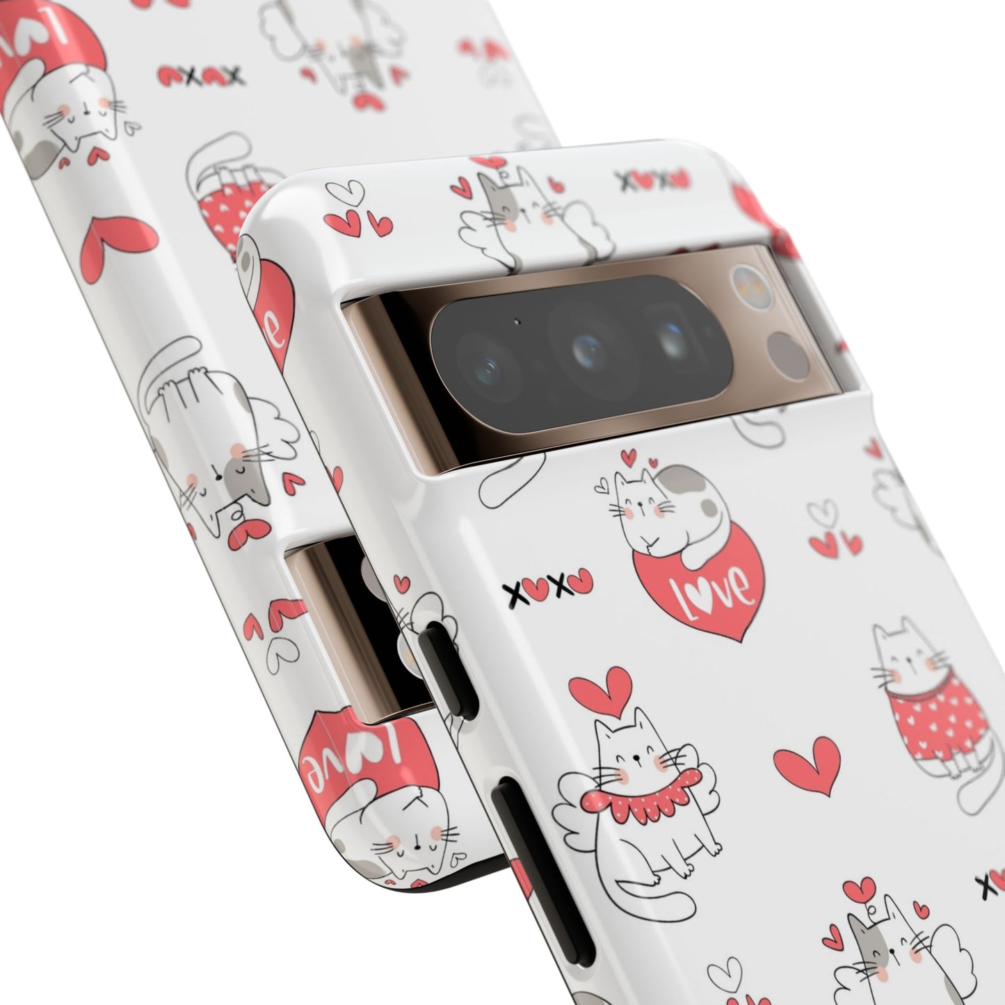 Durable Tough Phone Case, Trendy Glossy Cover, Stylish Cute Design, Perfect for Smartphone Protection