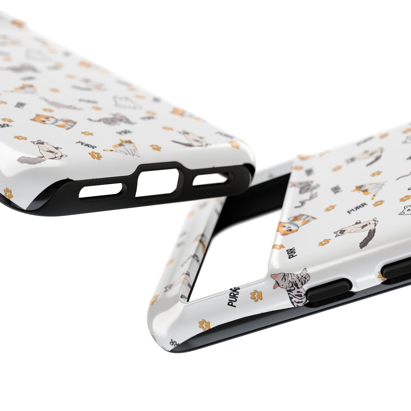 Tough Phone Case, Glossy Finish, Trendy and Cute, Durable Smartphone Protection for Daily Us