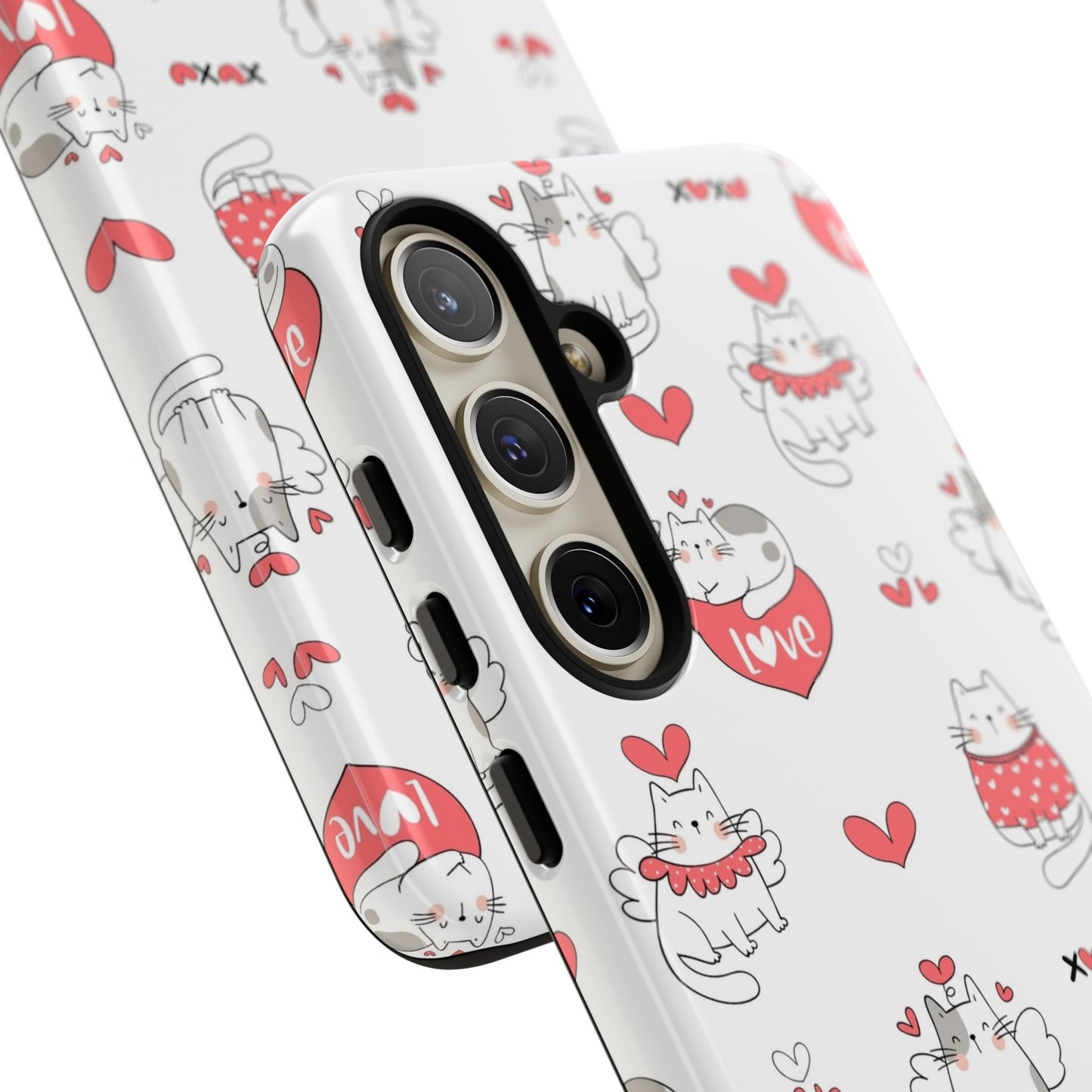 Durable Tough Phone Case, Trendy Glossy Cover, Stylish Cute Design, Perfect for Smartphone Protection