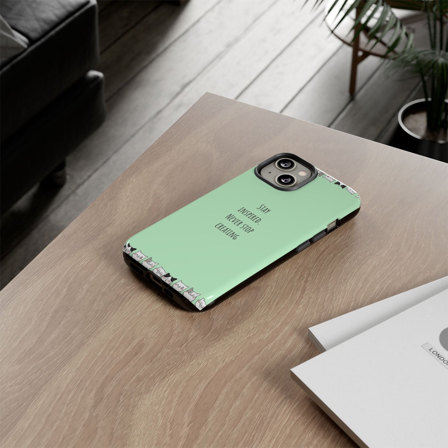 Tough Phone Case, Trendy Durable Glossy Finish, Stylish and Cute Smartphone Cover for Daily Use