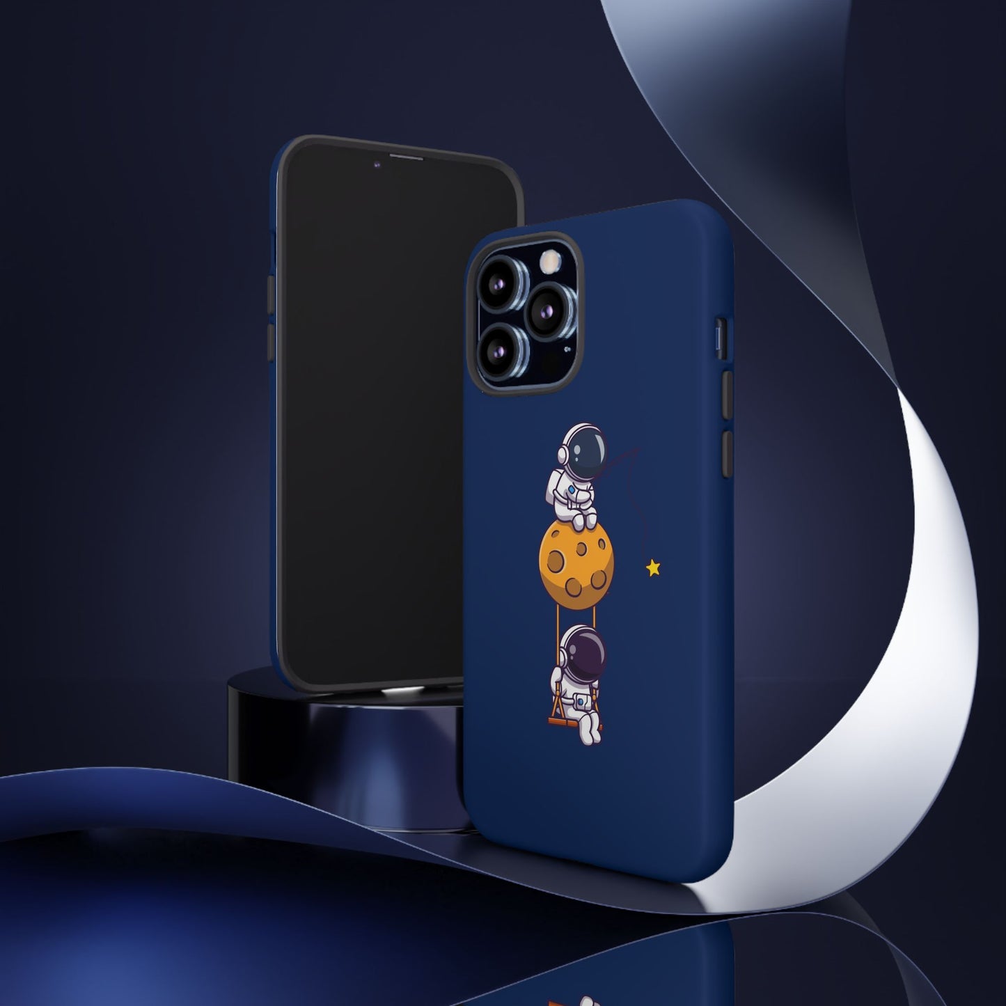 Astronaut Adventure Phone Case - Galaxy Design with Space Explorers