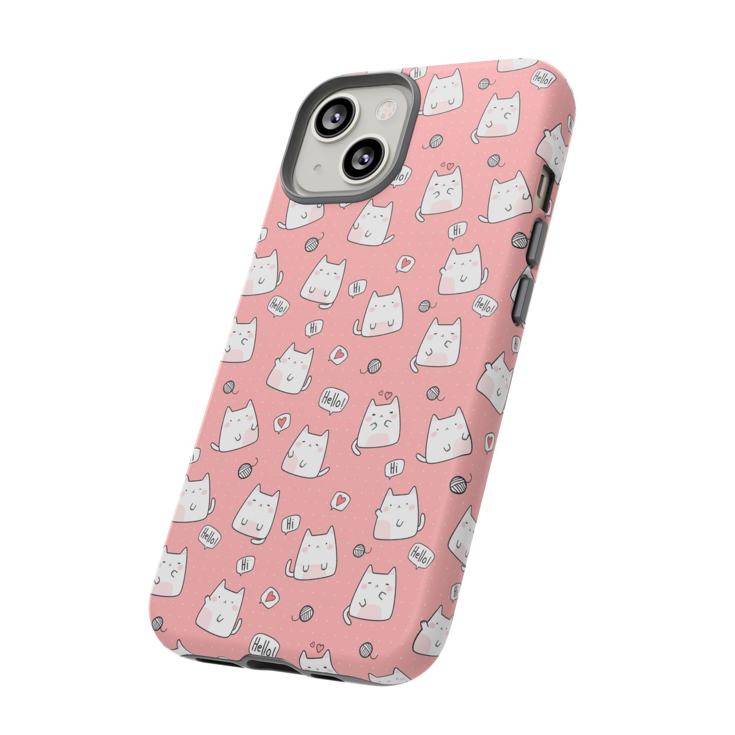 Tough Phone Case, Durable Glossy Cover, Trendy Stylish Design, Cute Protection for Smartphones