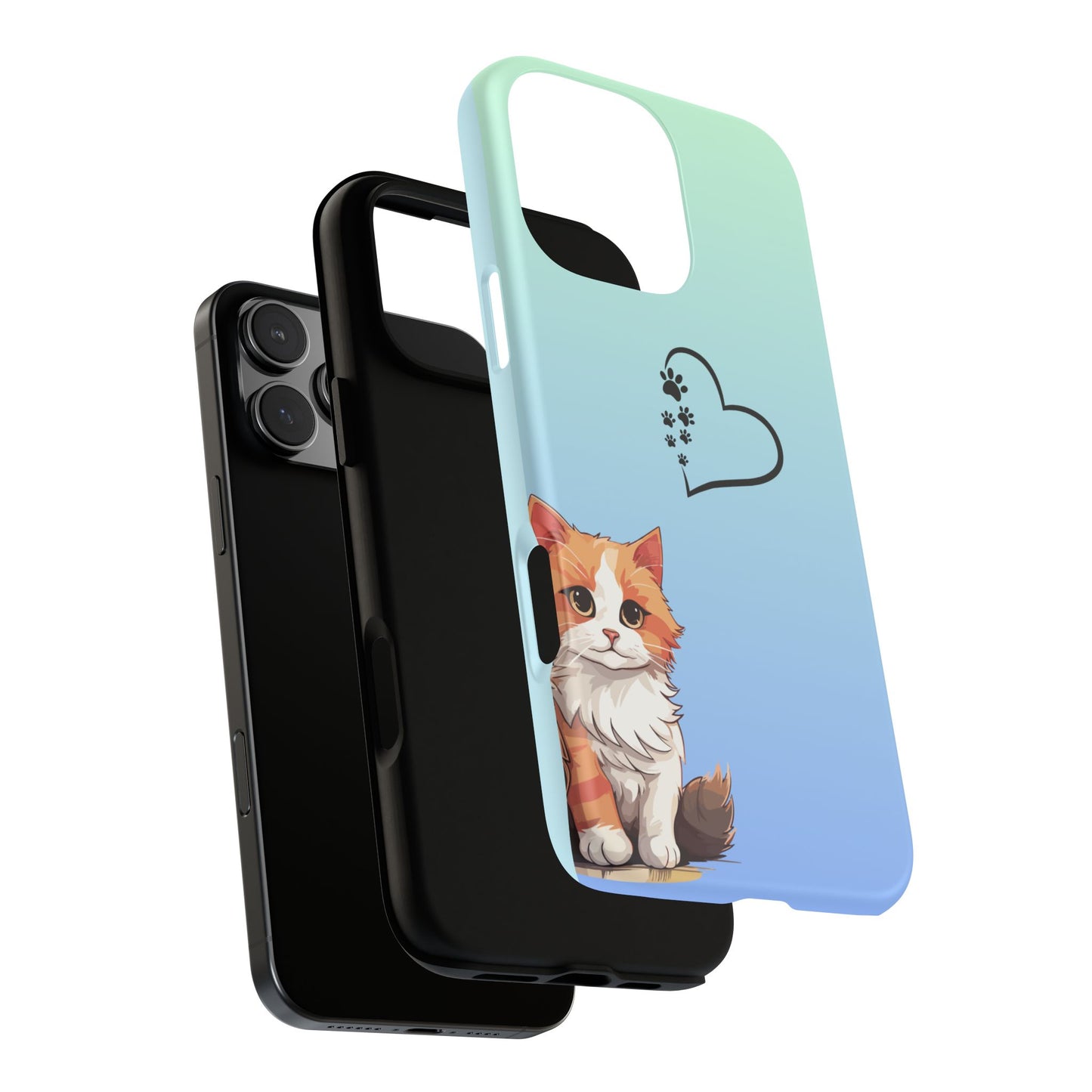 Trendy Tough Phone Case, Glossy Finish, Durable and Stylish, Cute Design for Smartphone Protection