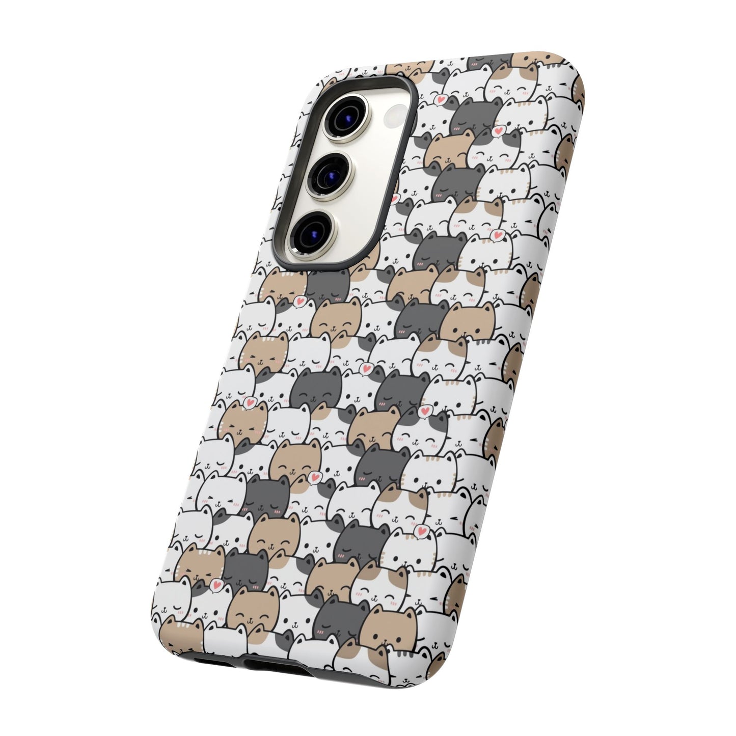 Tough Phone Case, Glossy Cute Finish, Durable and Stylish Design, Trendy Smartphone Protection