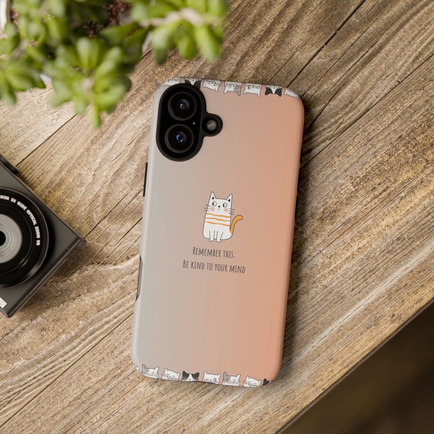 Durable Tough Phone Case, Cute Stylish Design, Glossy Trendy Cover for Smartphone Protection