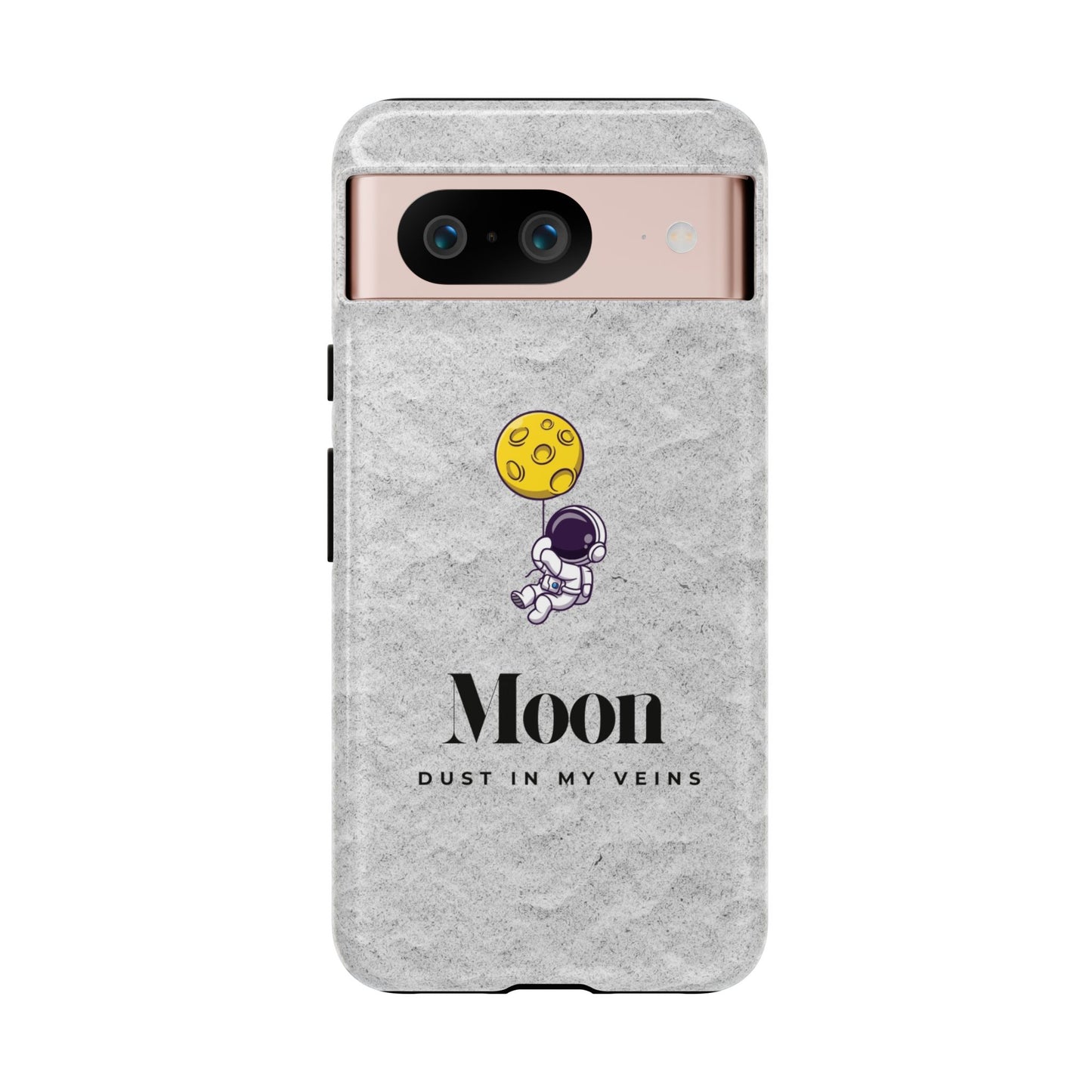 Astronaut Moon Phone Case - "Dust in My Veins" Durable Tough Case