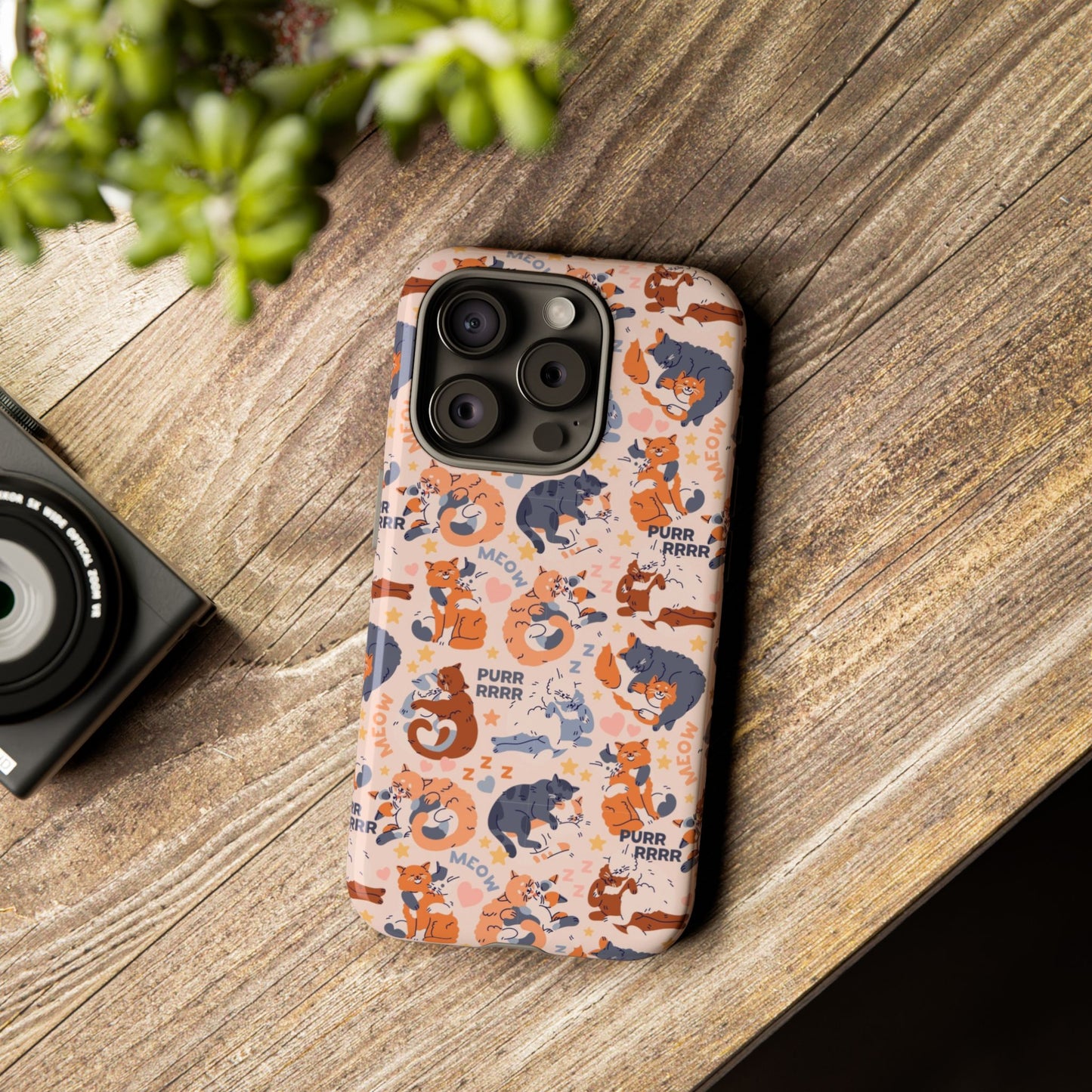 Durable Tough Phone Case, Trendy Cute Glossy Design, Stylish Smartphone Protection for Everyday Use