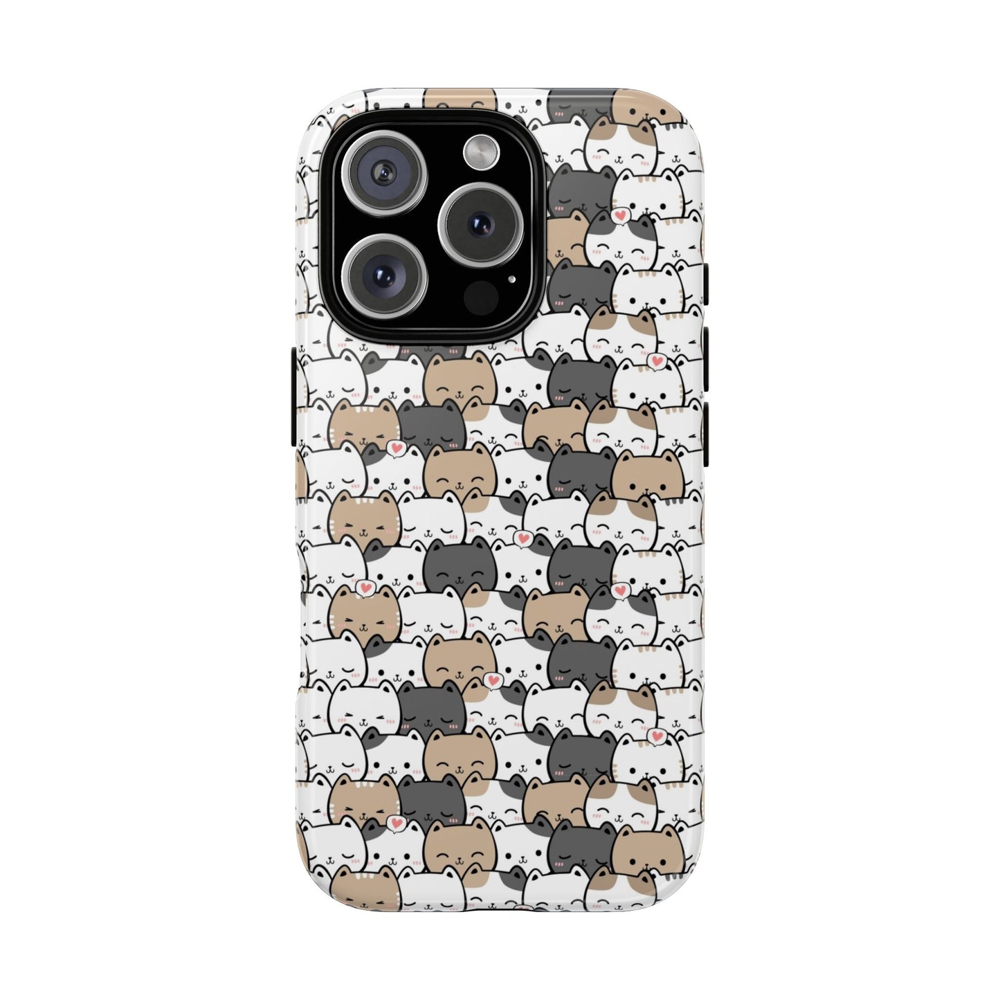 Tough Phone Case, Glossy Cute Finish, Durable and Stylish Design, Trendy Smartphone Protection