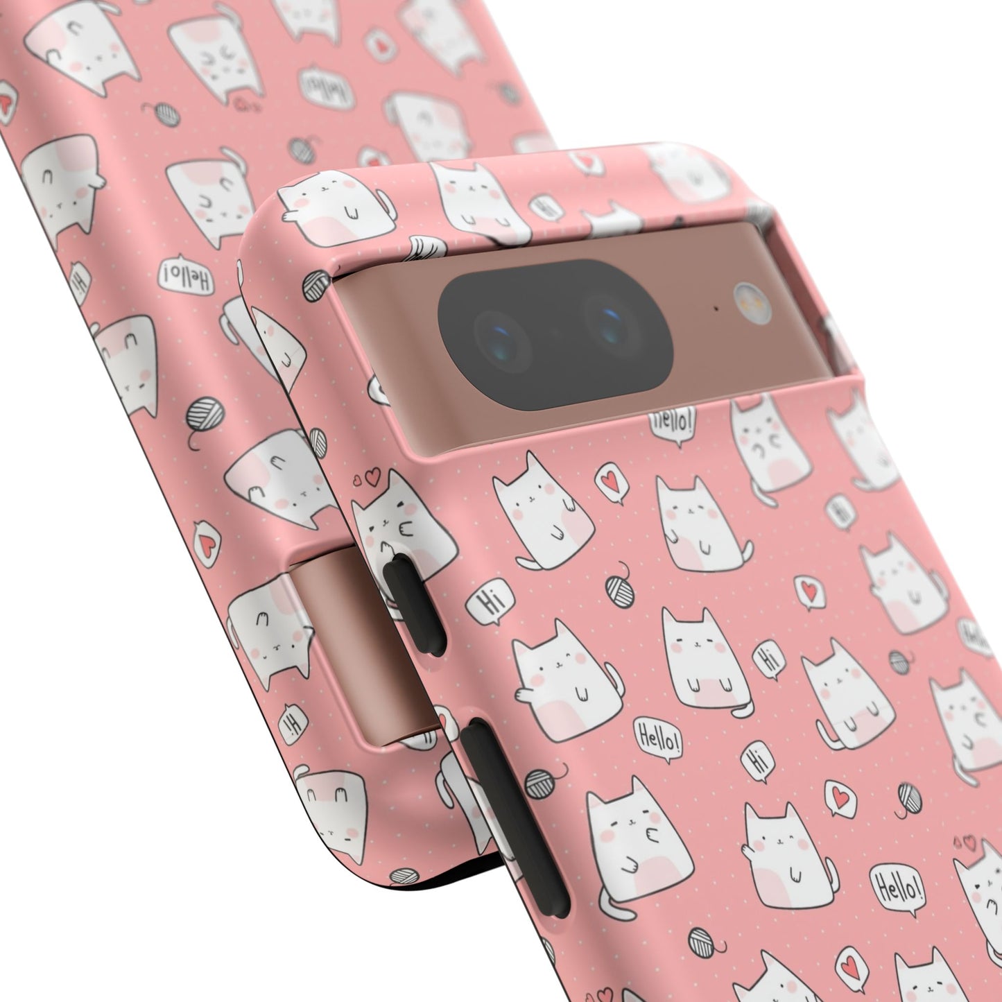 Tough Phone Case, Durable Glossy Cover, Trendy Stylish Design, Cute Protection for Smartphones