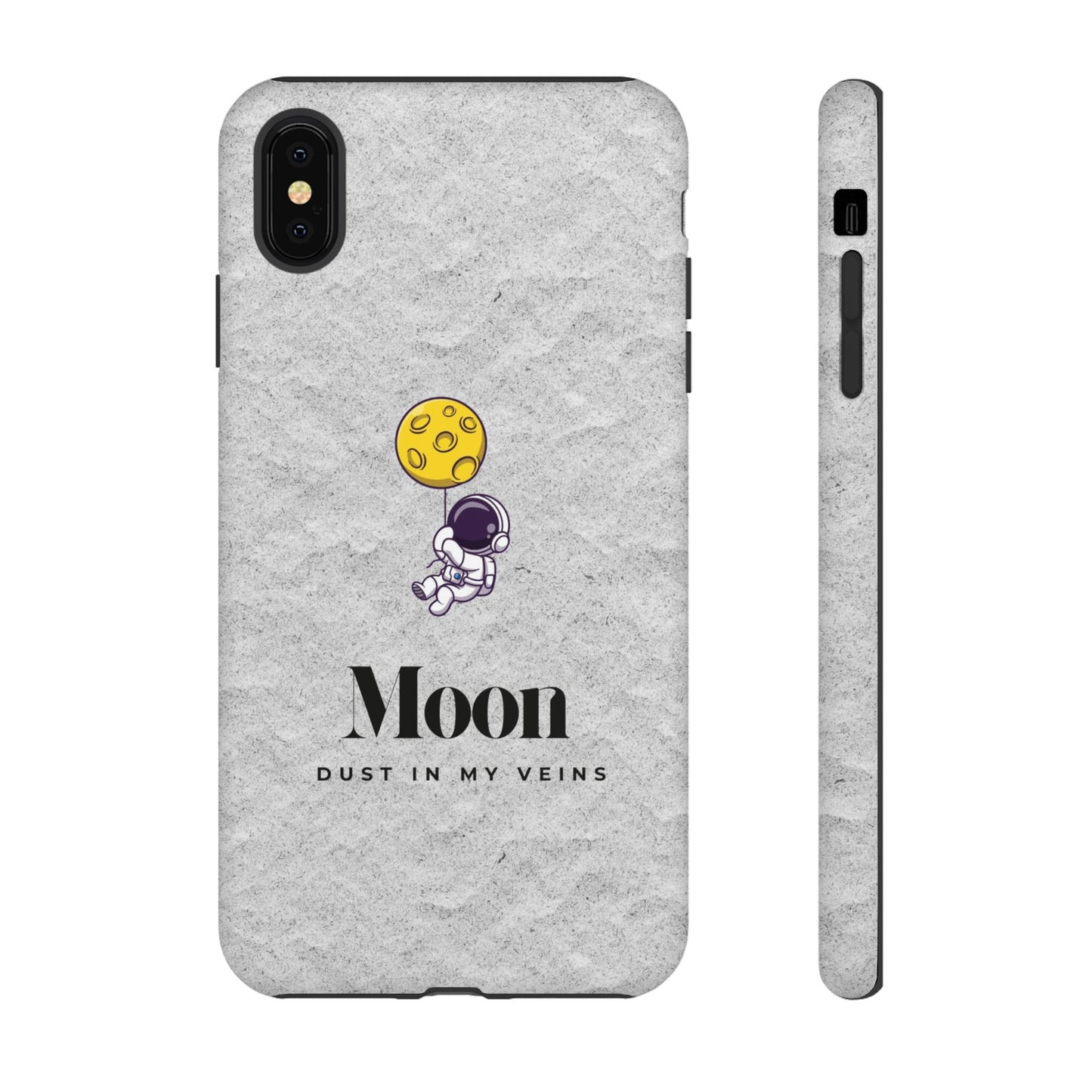 Astronaut Moon Phone Case - "Dust in My Veins" Durable Tough Case