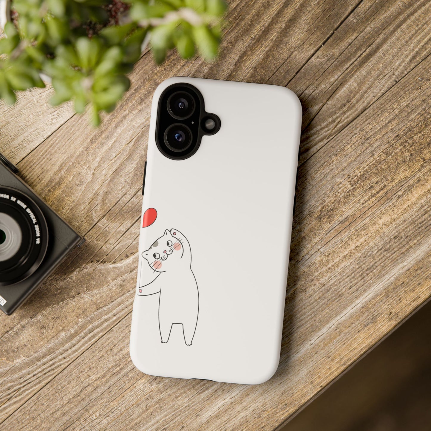 Tough Phone Case, Cute and Stylish Design, Durable Glossy Finish, Trendy Smartphone Protection for Daily Use