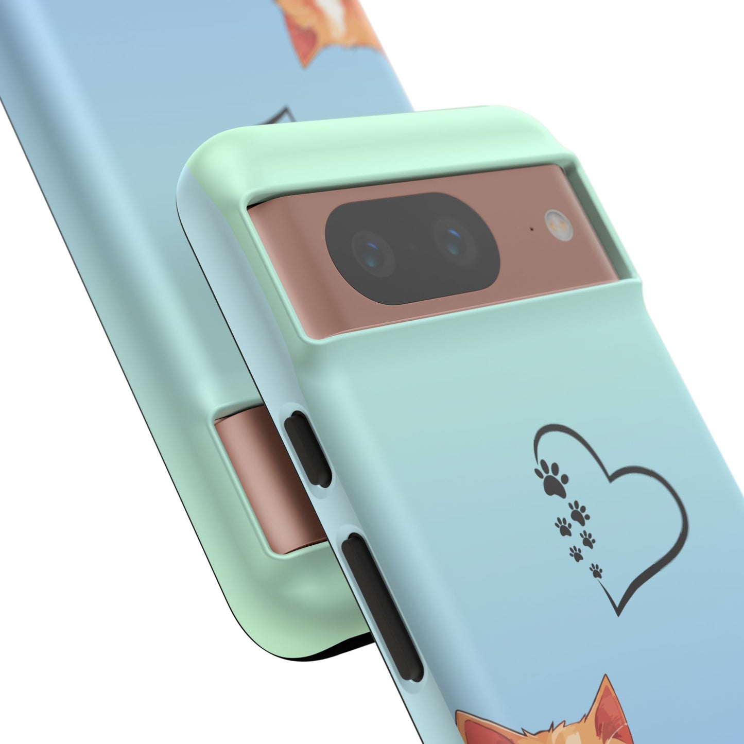 Trendy Tough Phone Case, Glossy Finish, Durable and Stylish, Cute Design for Smartphone Protection