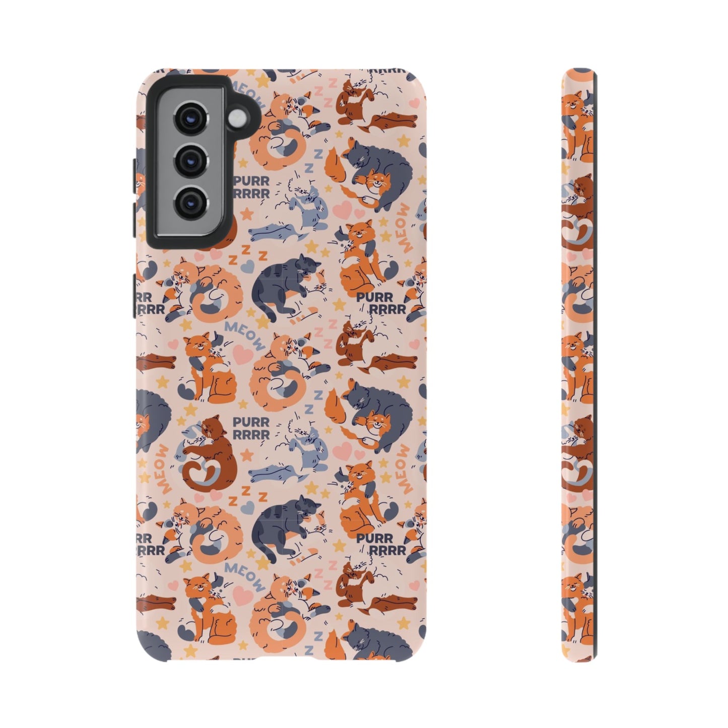 Durable Tough Phone Case, Trendy Cute Glossy Design, Stylish Smartphone Protection for Everyday Use