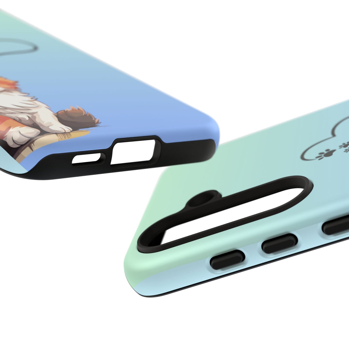Trendy Tough Phone Case, Glossy Finish, Durable and Stylish, Cute Design for Smartphone Protection
