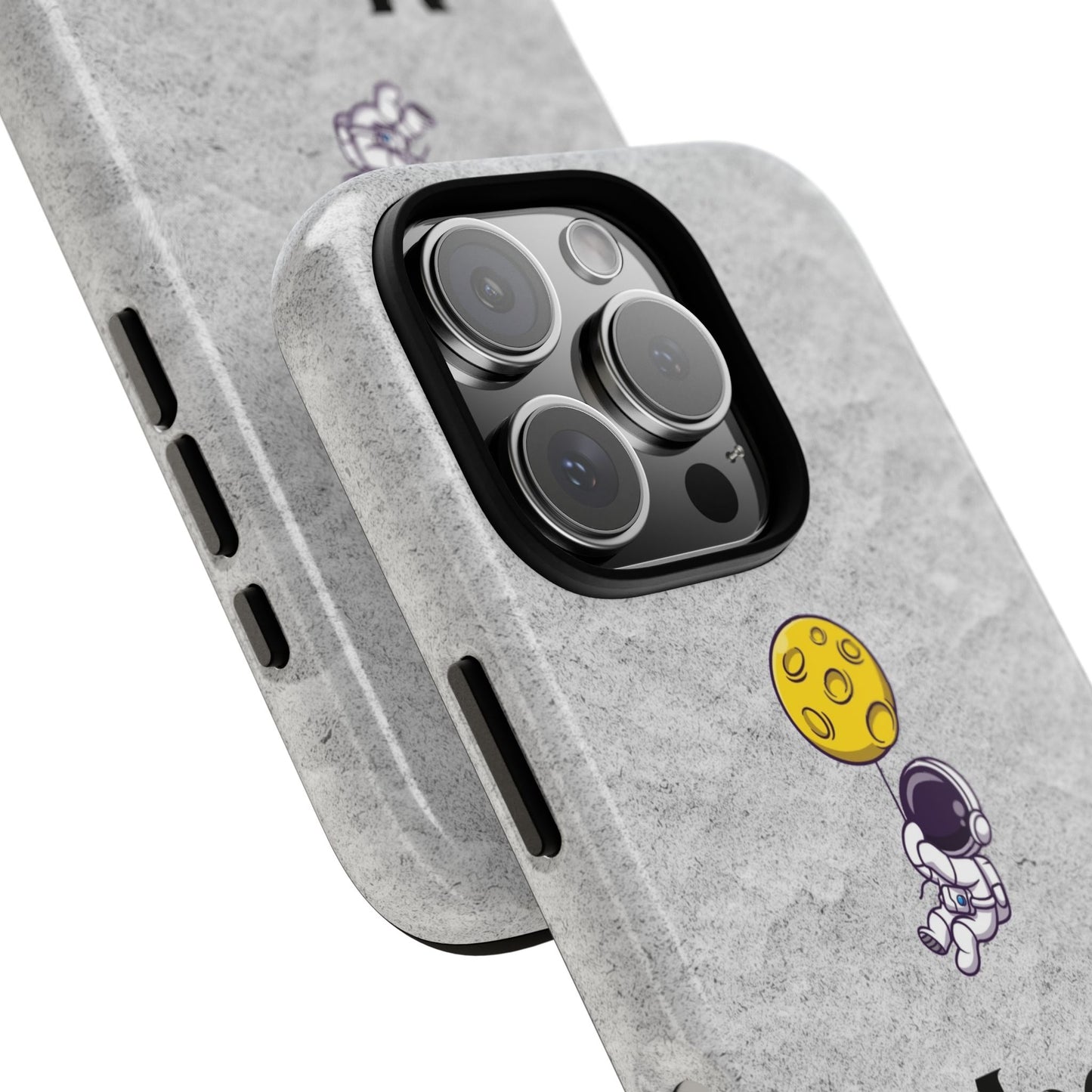 Astronaut Moon Phone Case - "Dust in My Veins" Durable Tough Case