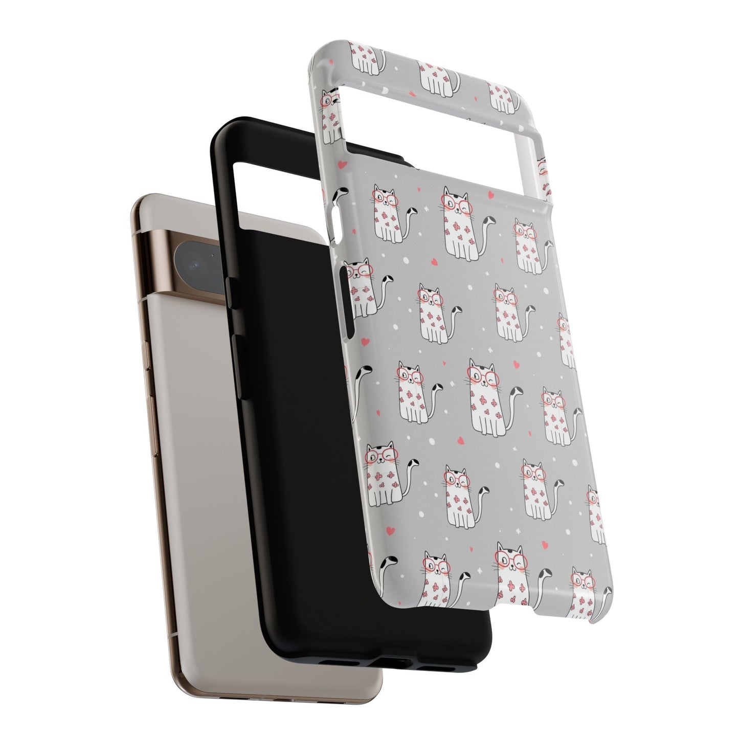 Durable Tough Phone Case, Stylish Glossy Cover, Trendy Cute Design, Perfect for Smartphone Use