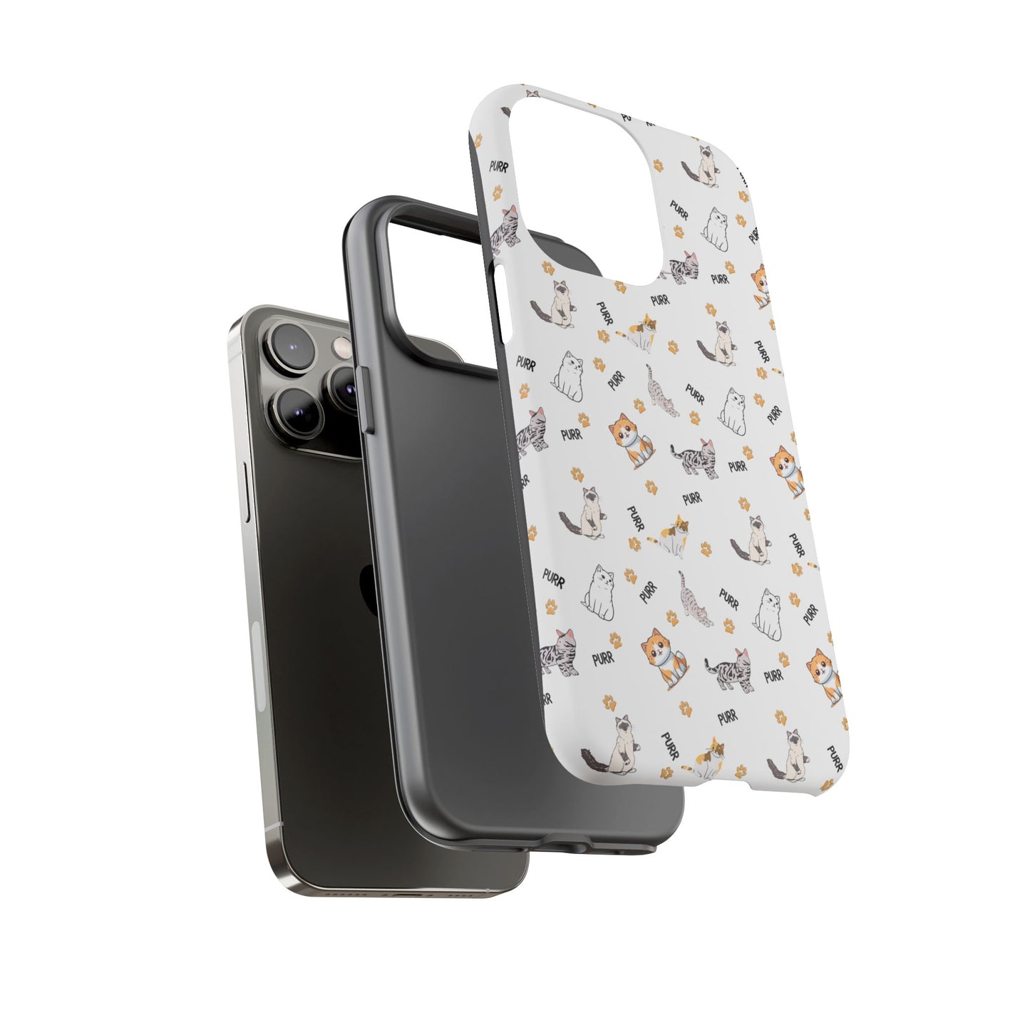 Tough Phone Case, Glossy Finish, Trendy and Cute, Durable Smartphone Protection for Daily Us