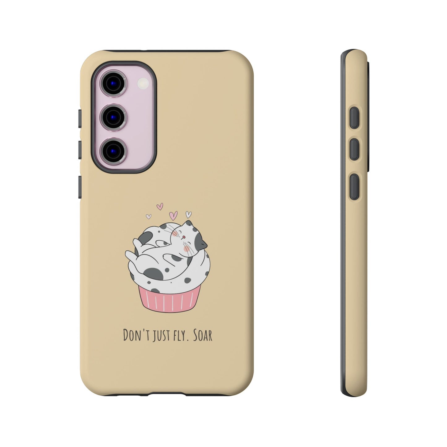 Tough Phone Case, Glossy Cute Design, Durable and Stylish, Trendy Smartphone Cover for Daily Use