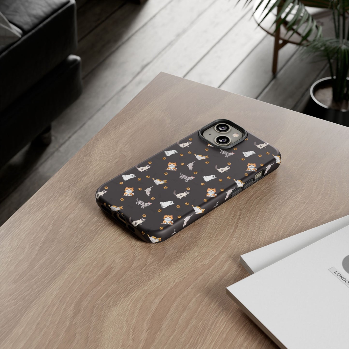 Durable Tough Phone Case, Stylish Glossy Finish, Trendy Cute Design, Everyday Protection for Smartphones