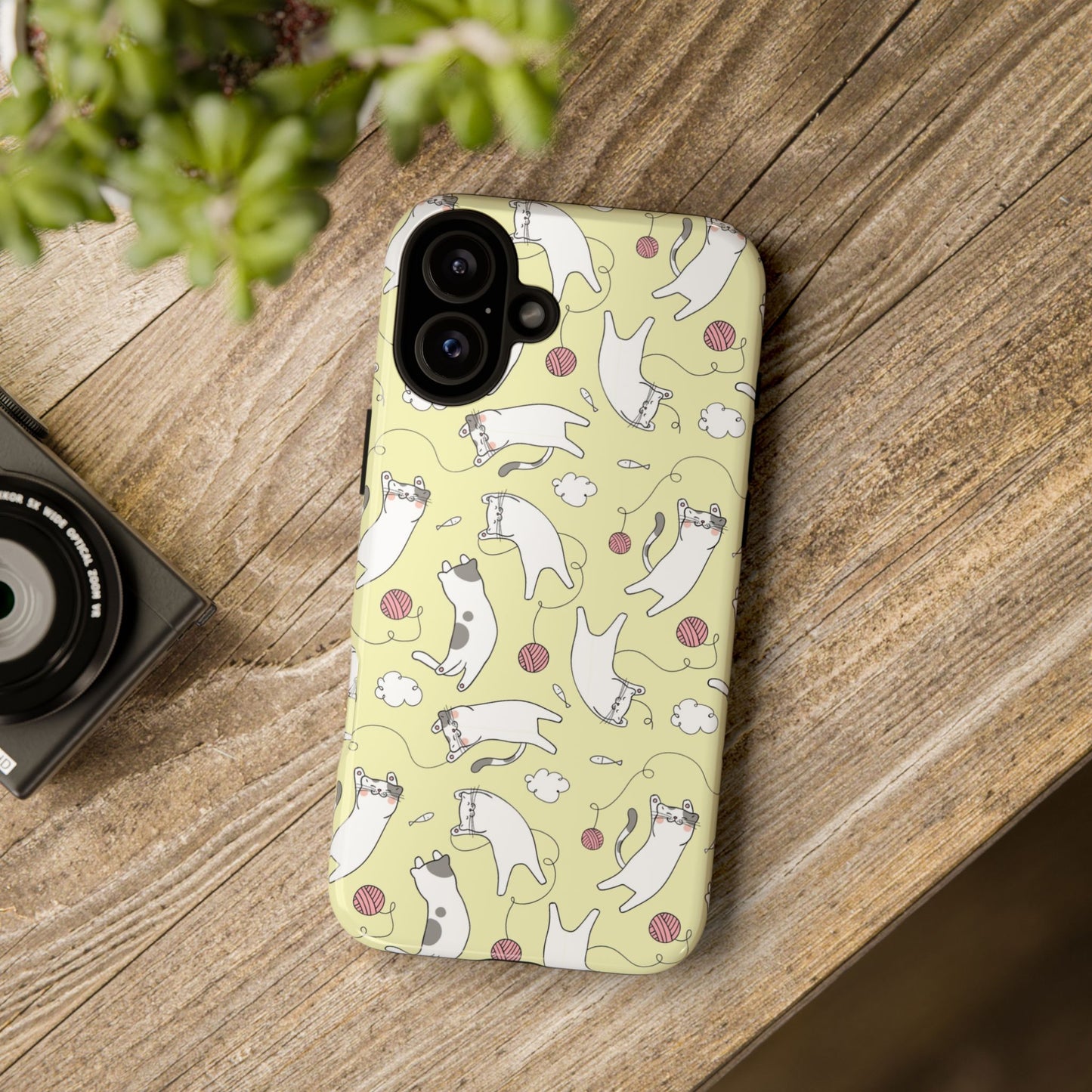Durable Tough Phone Case, Cute Glossy Cover, Stylish and Trendy Smartphone Protection for Daily Use