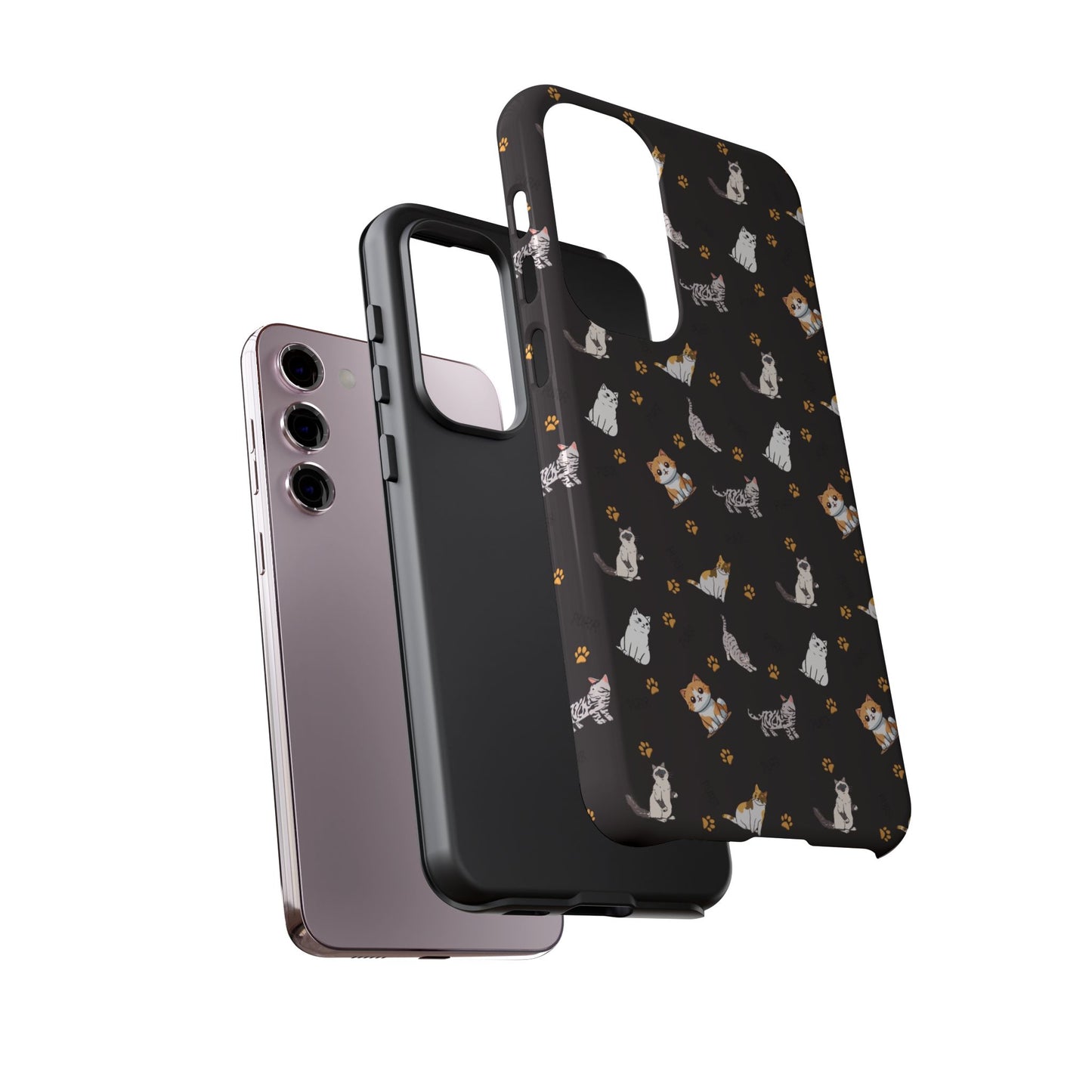 Durable Tough Phone Case, Stylish Glossy Finish, Trendy Cute Design, Everyday Protection for Smartphones