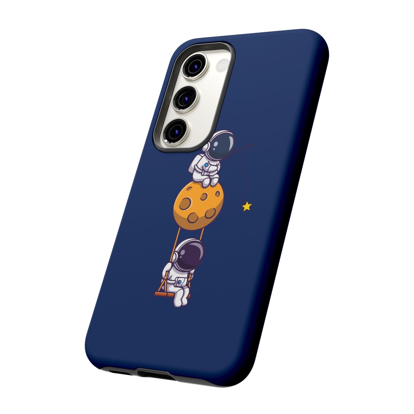 Astronaut Adventure Phone Case - Galaxy Design with Space Explorers