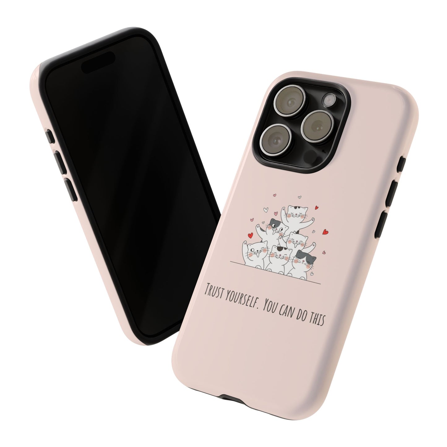 Tough Phone Case, Stylish Glossy Finish, Durable Design, Cute and Trendy Cover for Smartphones