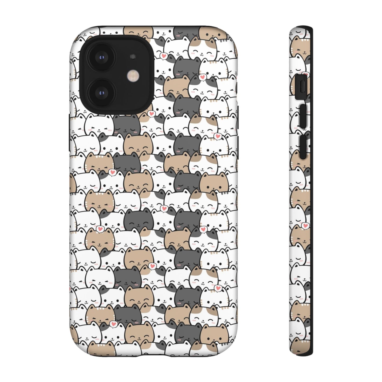 Tough Phone Case, Glossy Cute Finish, Durable and Stylish Design, Trendy Smartphone Protection