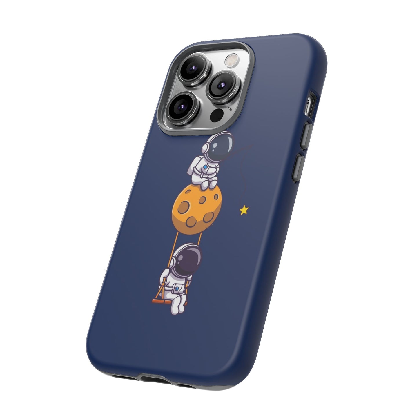 Astronaut Adventure Phone Case - Galaxy Design with Space Explorers