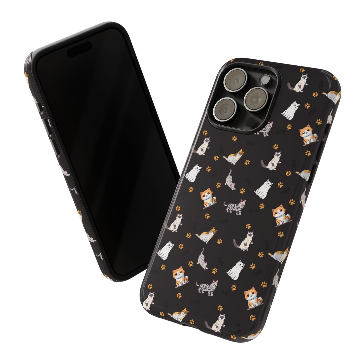 Durable Tough Phone Case, Stylish Glossy Finish, Trendy Cute Design, Everyday Protection for Smartphones