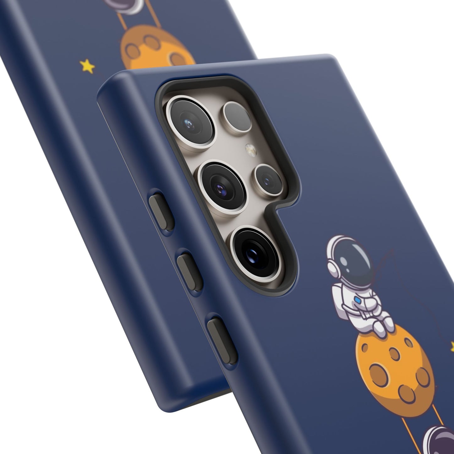 Astronaut Adventure Phone Case - Galaxy Design with Space Explorers