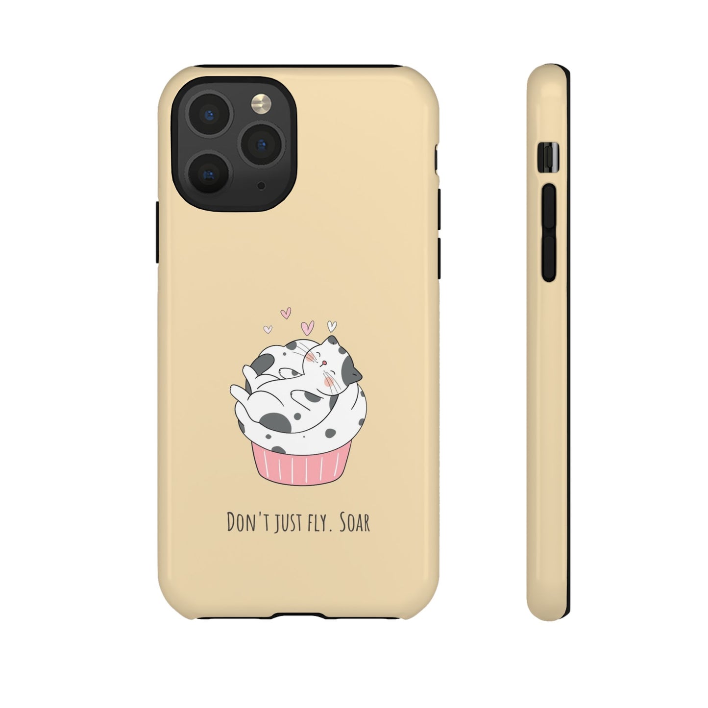 Tough Phone Case, Glossy Cute Design, Durable and Stylish, Trendy Smartphone Cover for Daily Use