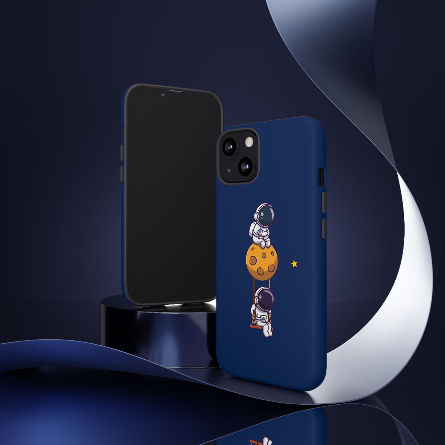 Astronaut Adventure Phone Case - Galaxy Design with Space Explorers