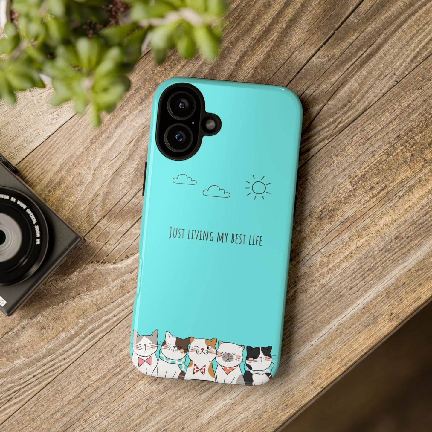 Durable Tough Phone Case, Stylish Trendy Glossy Finish, Cute Design for Smartphone Protection