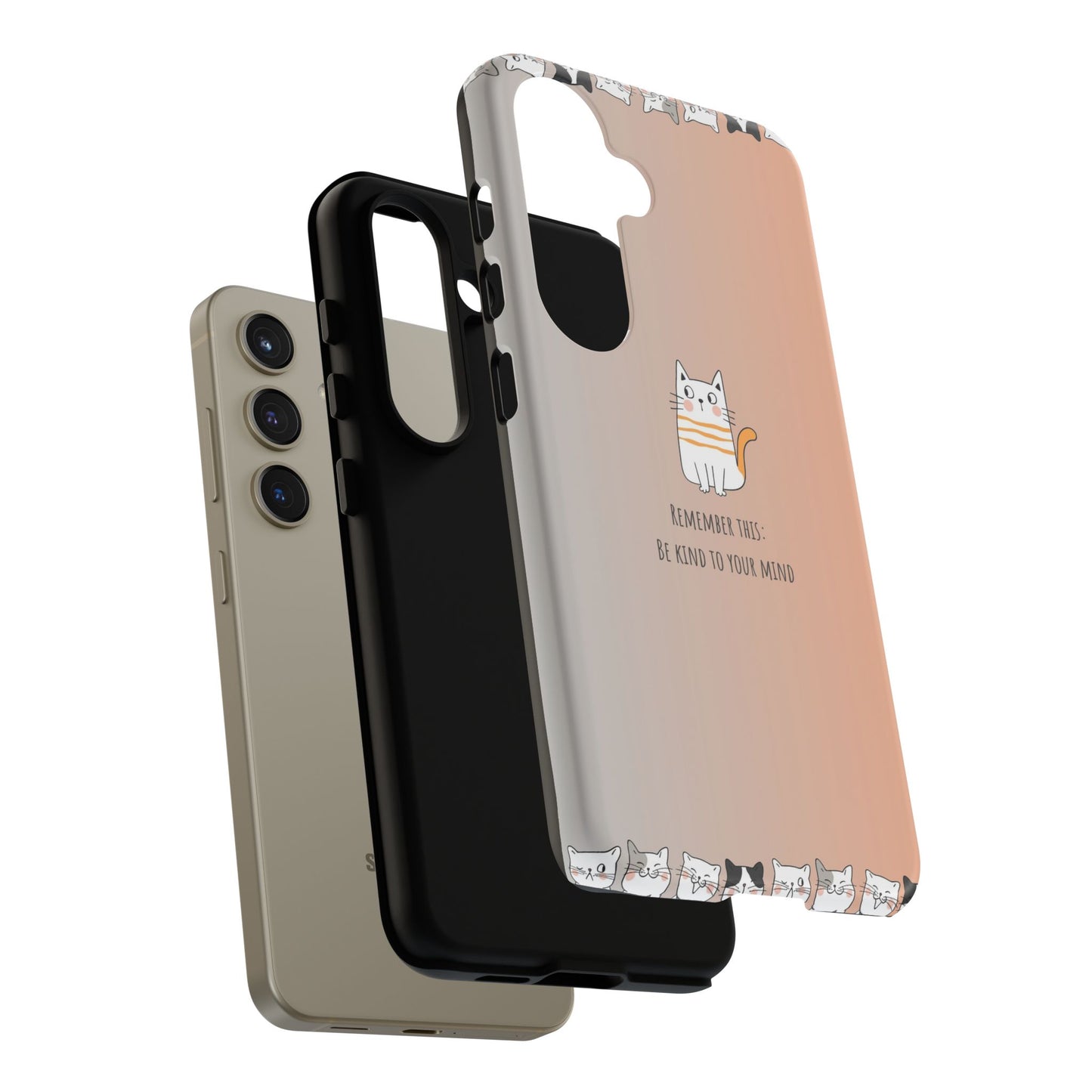 Durable Tough Phone Case, Cute Stylish Design, Glossy Trendy Cover for Smartphone Protection