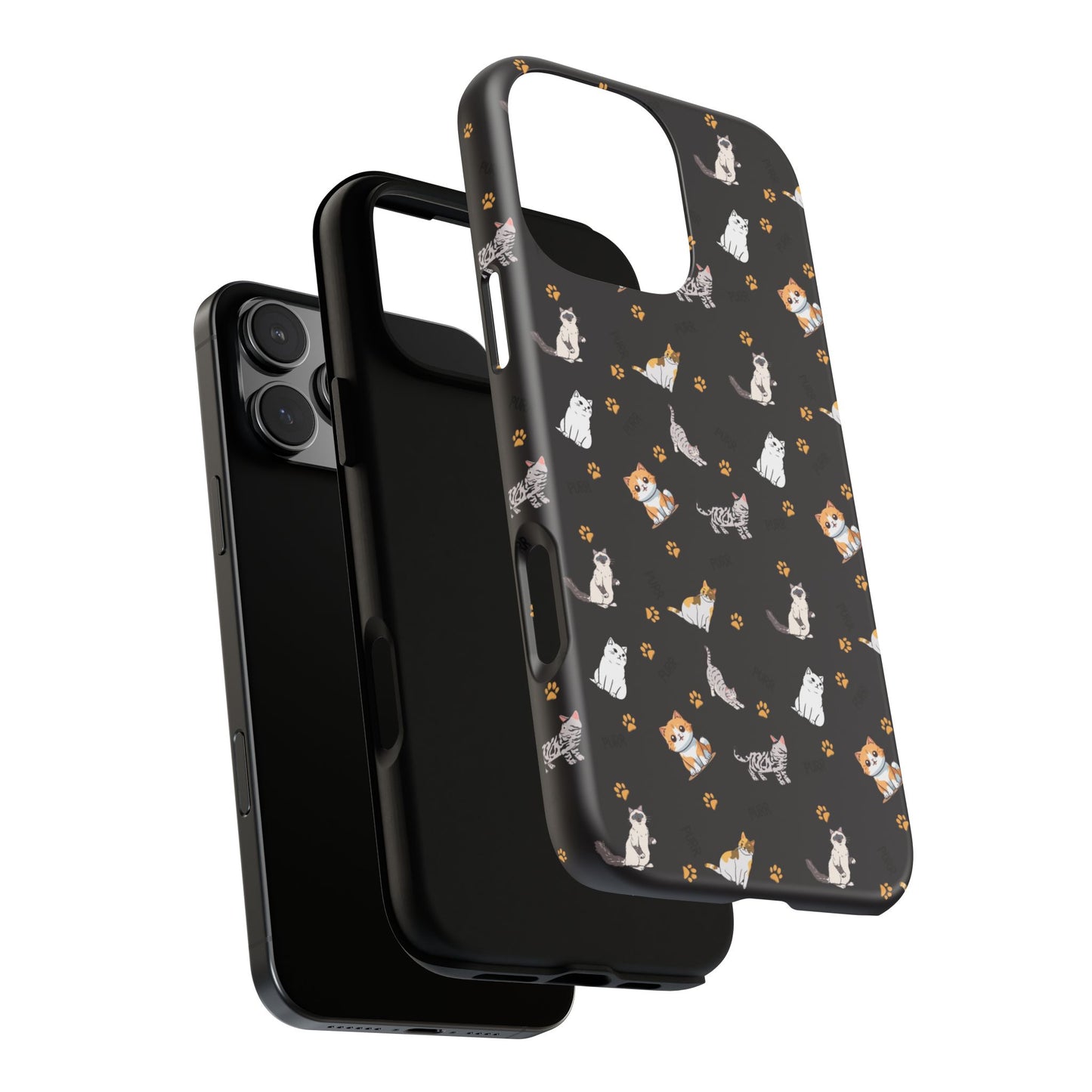 Durable Tough Phone Case, Stylish Glossy Finish, Trendy Cute Design, Everyday Protection for Smartphones