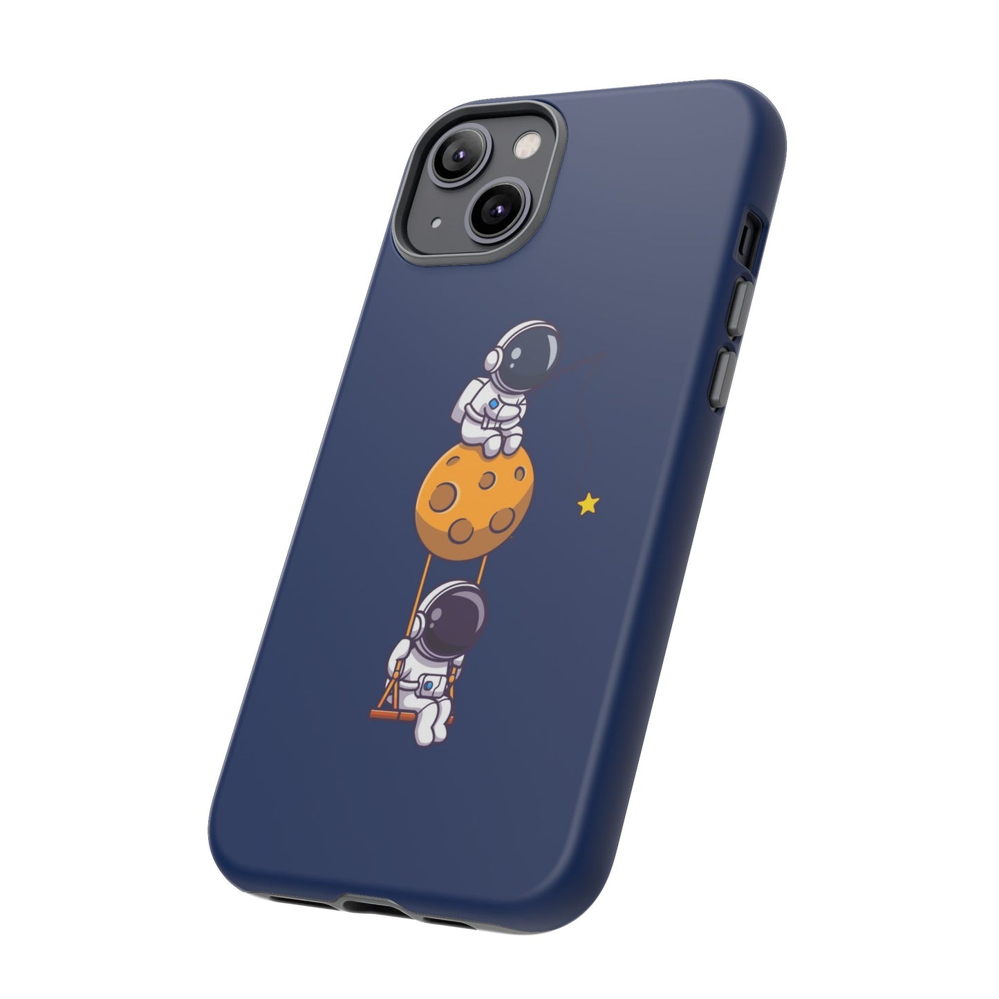 Astronaut Adventure Phone Case - Galaxy Design with Space Explorers