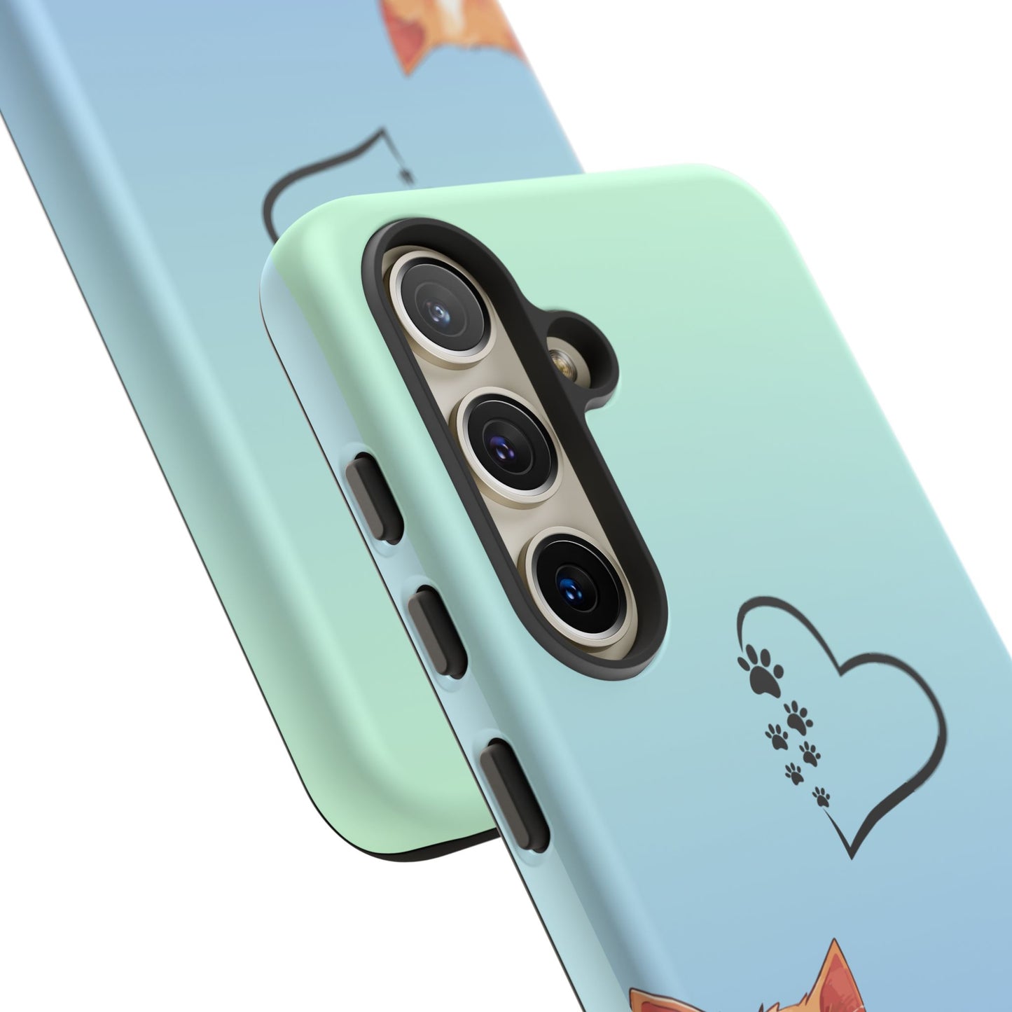 Trendy Tough Phone Case, Glossy Finish, Durable and Stylish, Cute Design for Smartphone Protection