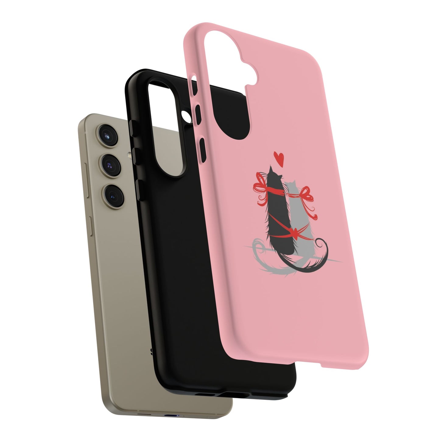 Cute Tough Phone Case, Trendy Glossy Finish, Durable and Fashionable, Stylish Everyday Cover, Smartphone Protection