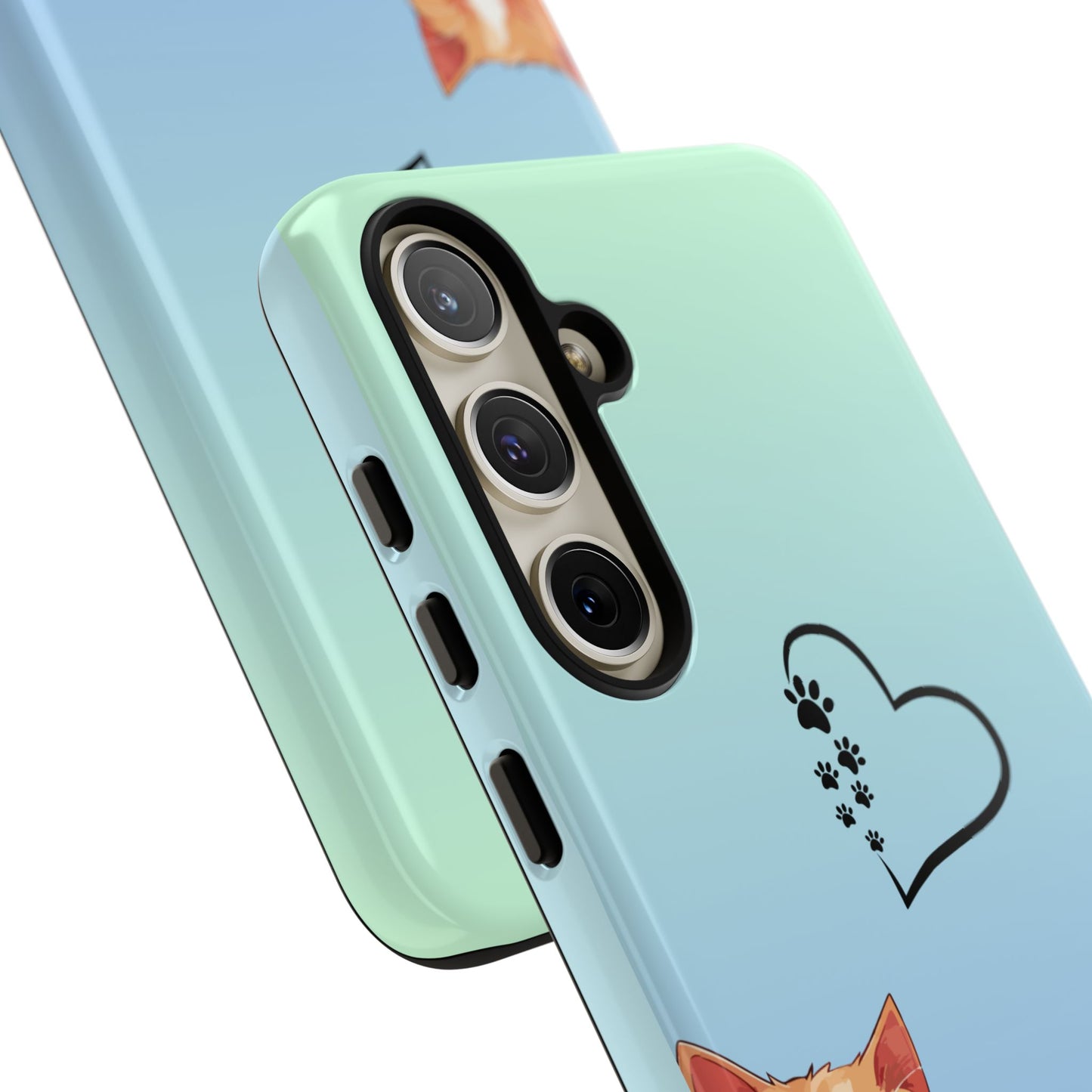 Trendy Tough Phone Case, Glossy Finish, Durable and Stylish, Cute Design for Smartphone Protection