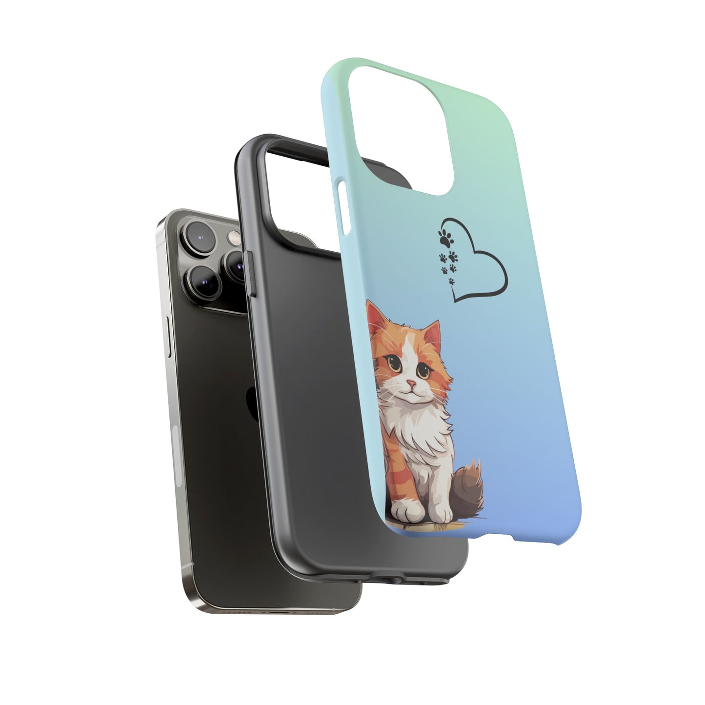 Trendy Tough Phone Case, Glossy Finish, Durable and Stylish, Cute Design for Smartphone Protection