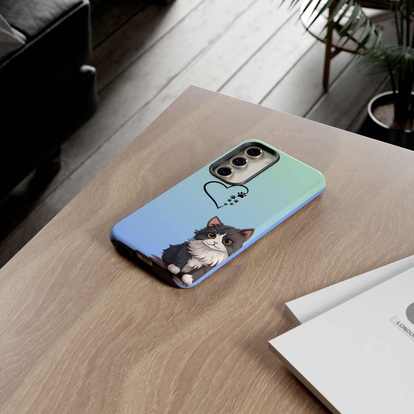 Tough Phone Case, Cute and Stylish Glossy Finish, Trendy Durable Design, Smartphone Protection