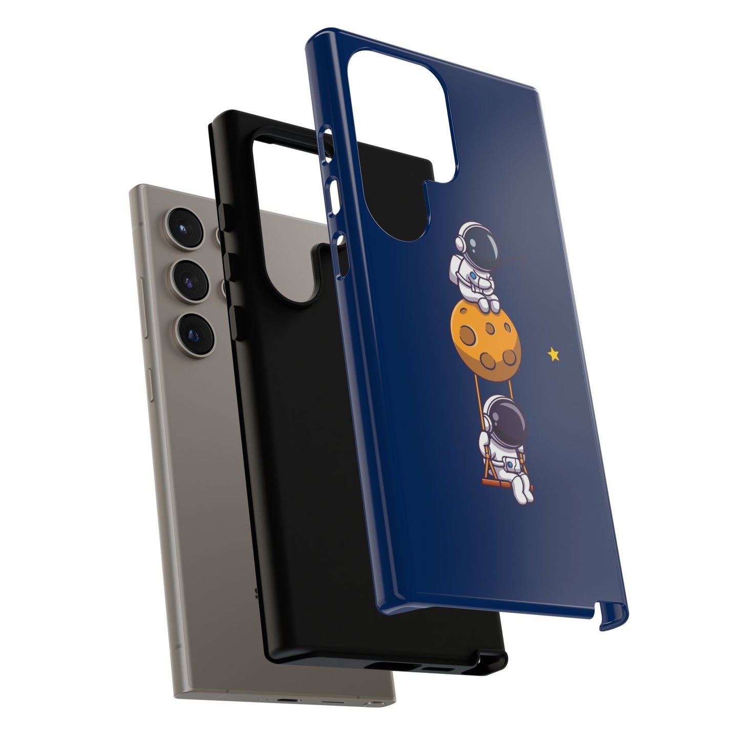 Astronaut Adventure Phone Case - Galaxy Design with Space Explorers