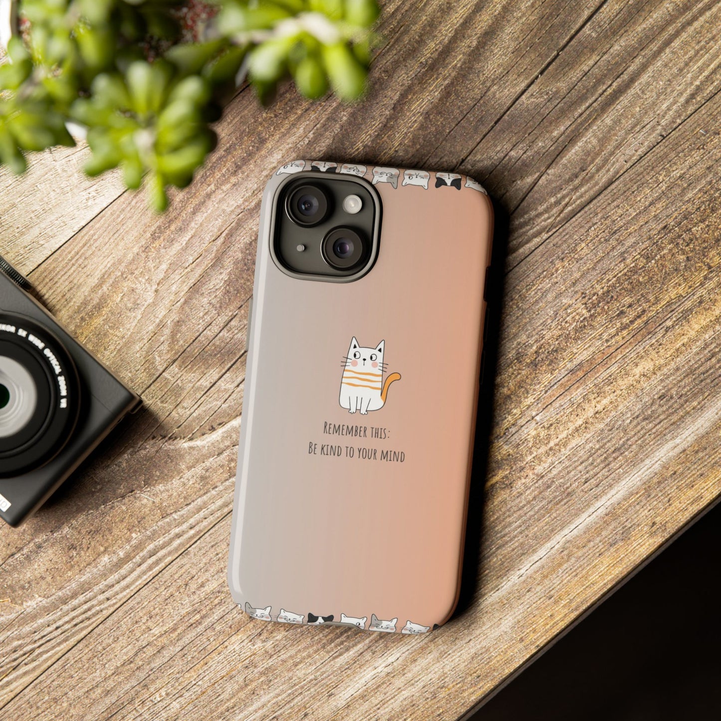 Durable Tough Phone Case, Cute Stylish Design, Glossy Trendy Cover for Smartphone Protection