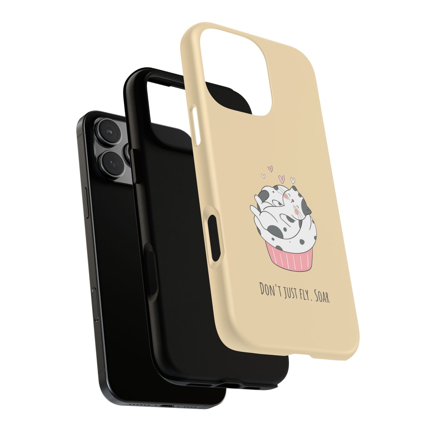Tough Phone Case, Glossy Cute Design, Durable and Stylish, Trendy Smartphone Cover for Daily Use