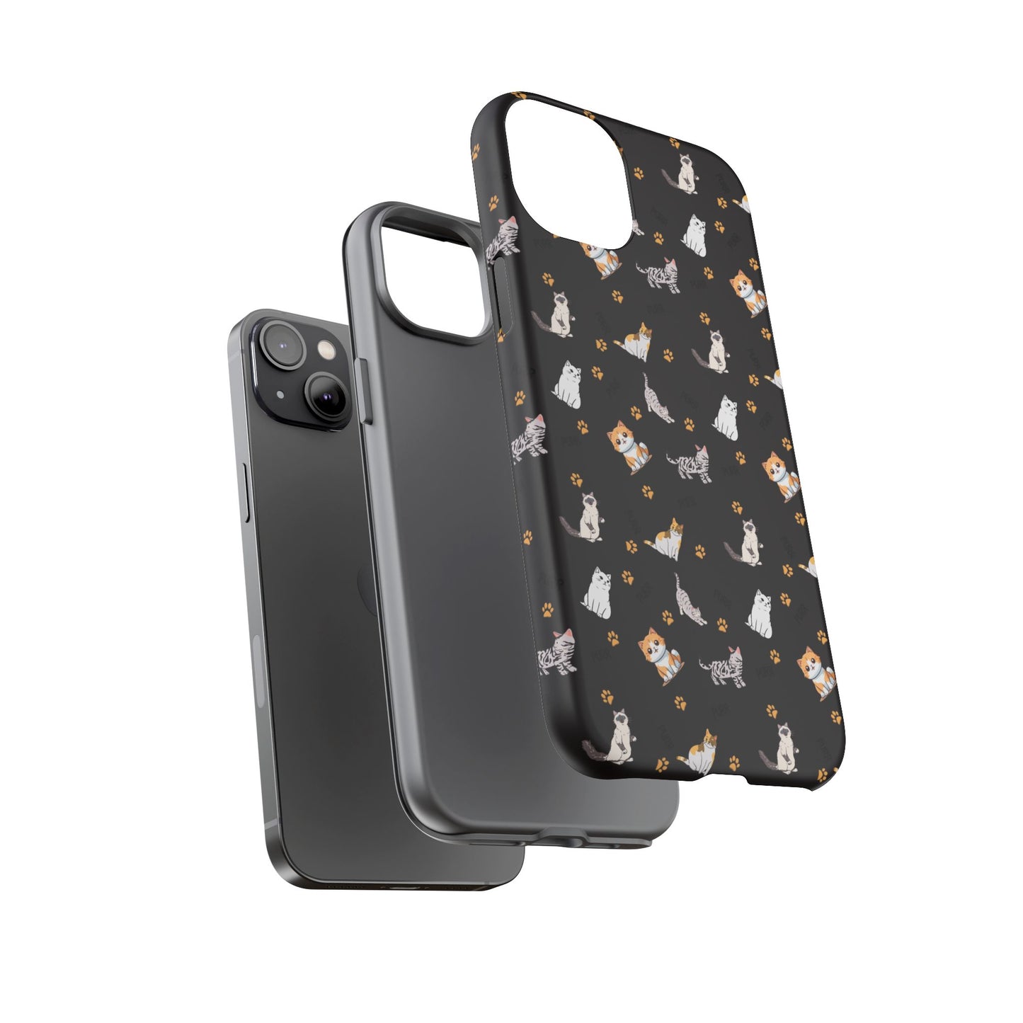 Durable Tough Phone Case, Stylish Glossy Finish, Trendy Cute Design, Everyday Protection for Smartphones