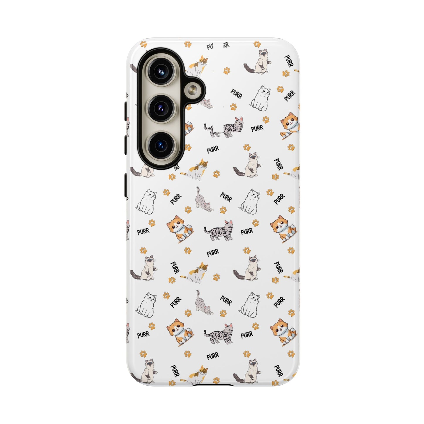 Tough Phone Case, Glossy Finish, Trendy and Cute, Durable Smartphone Protection for Daily Us