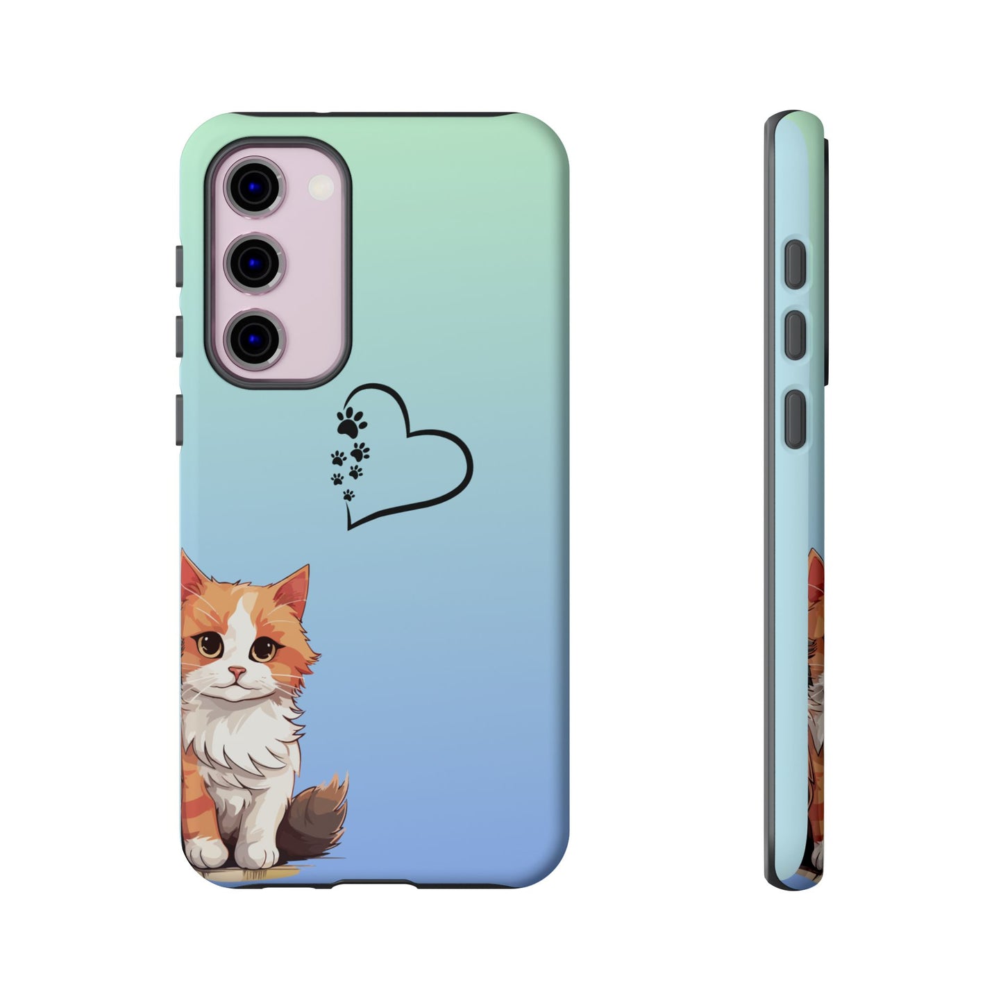 Trendy Tough Phone Case, Glossy Finish, Durable and Stylish, Cute Design for Smartphone Protection