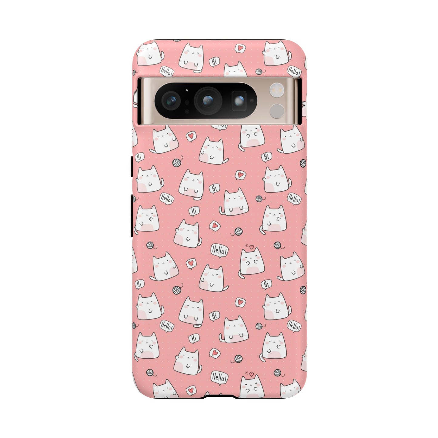Tough Phone Case, Durable Glossy Cover, Trendy Stylish Design, Cute Protection for Smartphones